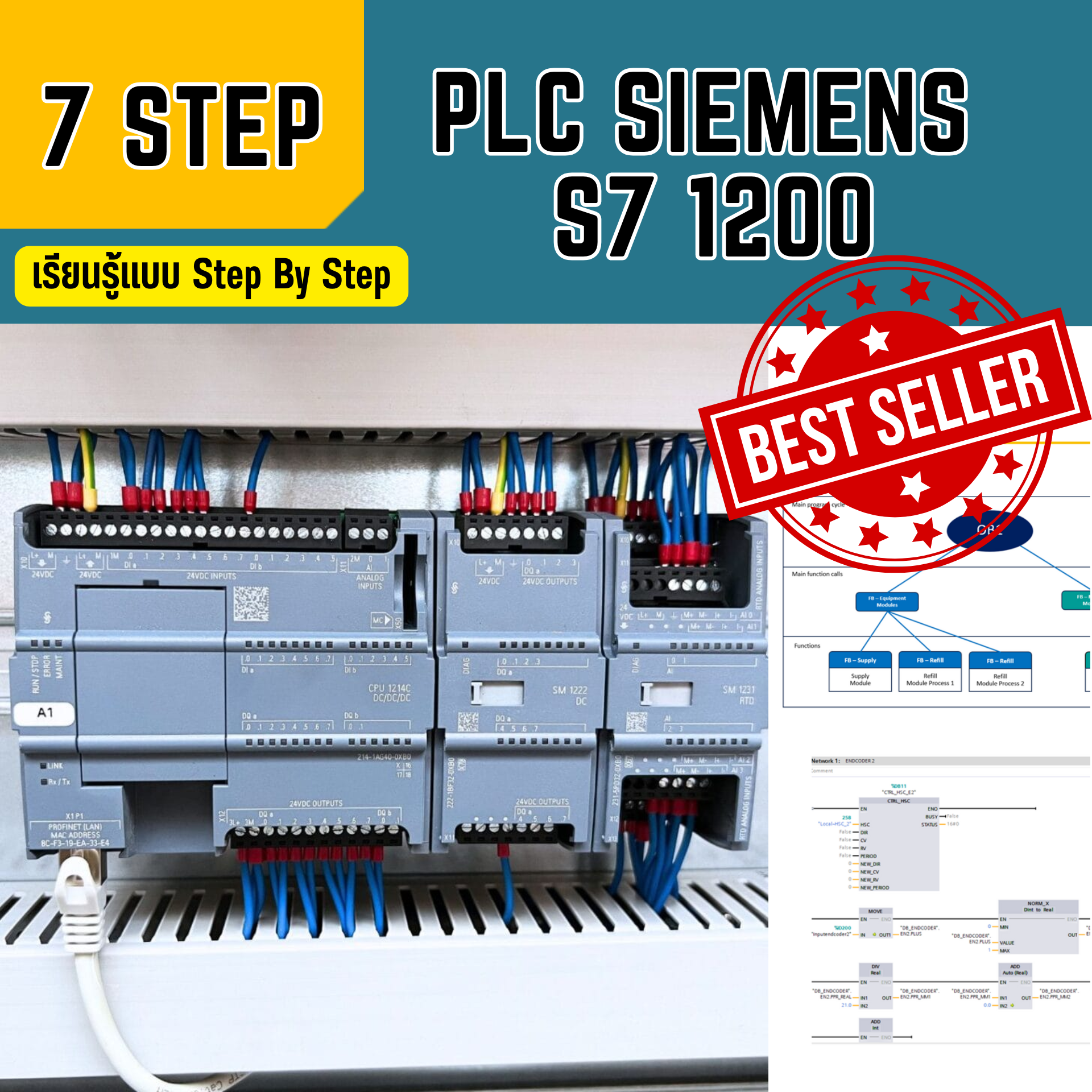 7 ขั้นตอนเรียนรู้ PLC S7-1200